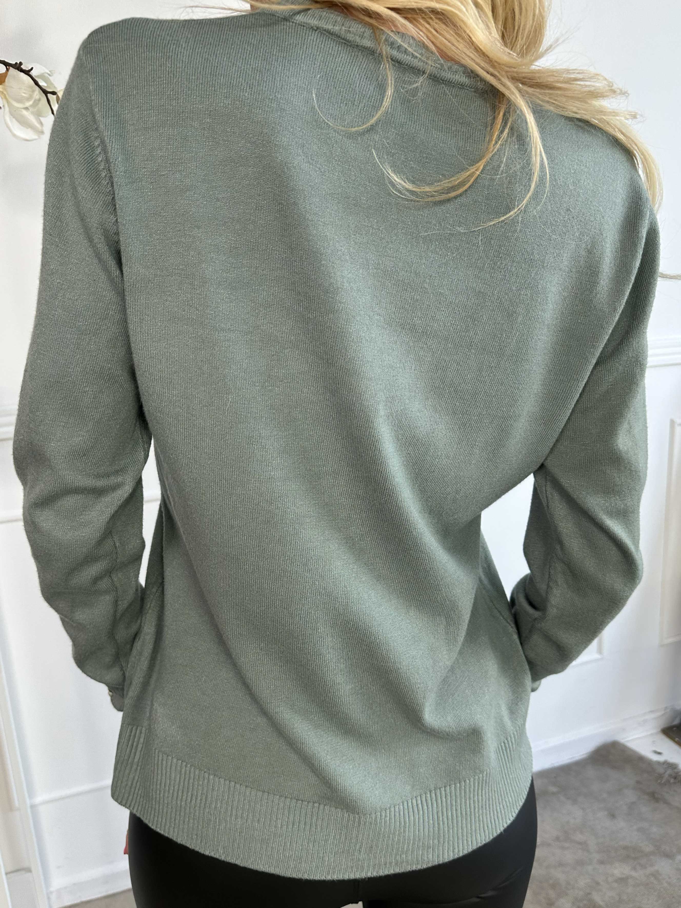 Fidan - Stickad cardigan i mjuk viskos och bomull